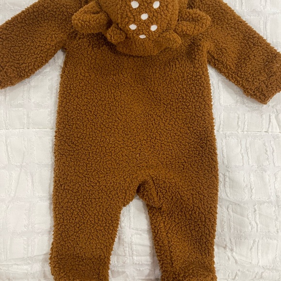 Baby teddy onesie deer costume size 3/6m - Picture 3 of 3